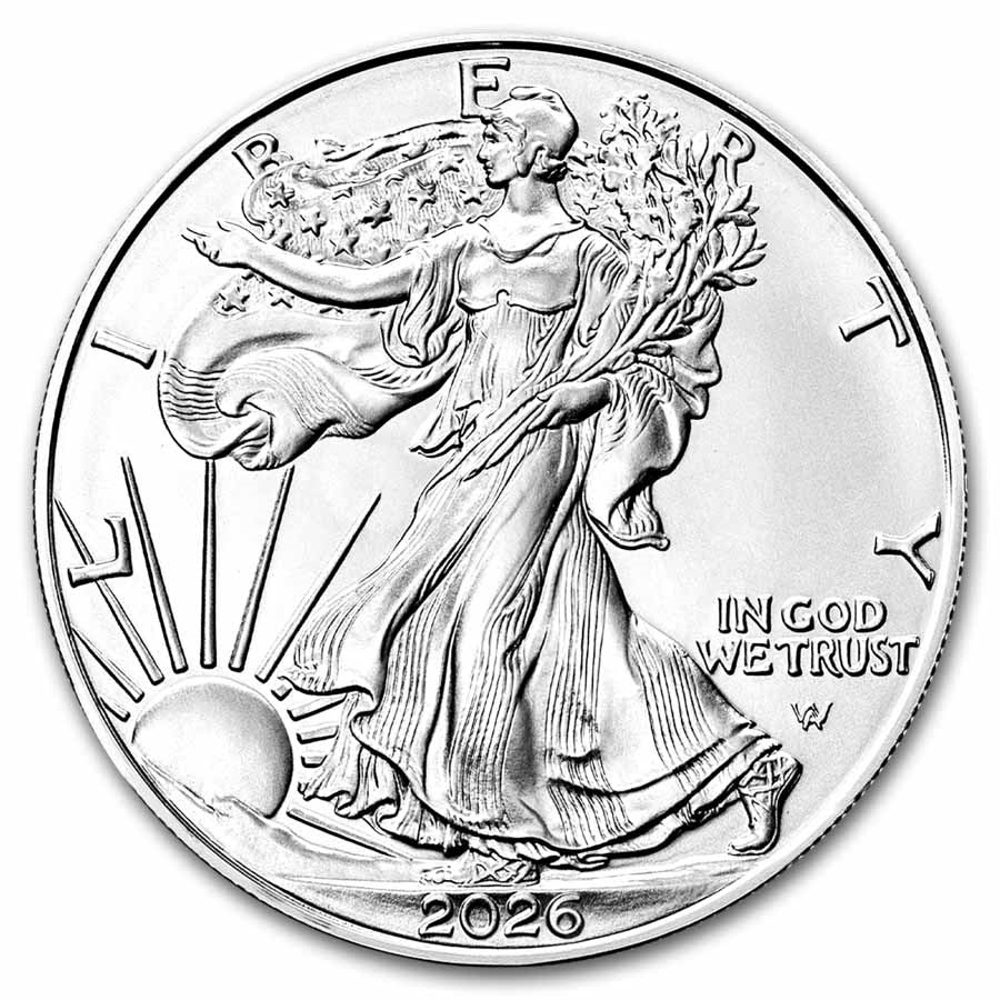 2026 1 oz American Silver Eagle Coin BU