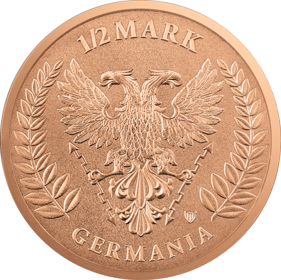 2026 Germania 1/2 oz Copper Bullion