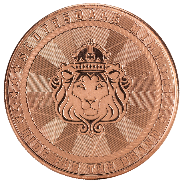 Scottsdale Cowboy with 250th Privy 1 oz Copper Round