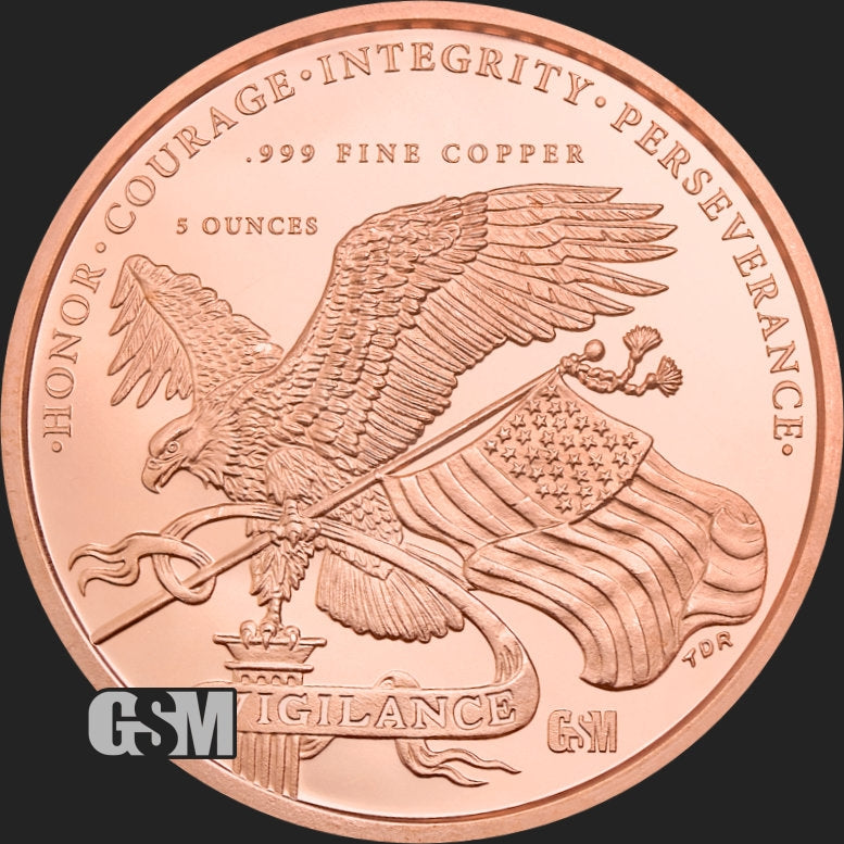 5 oz U.S. 250th Anniversary Copper Round