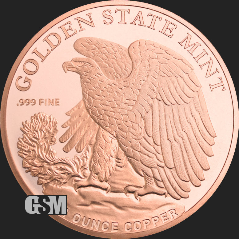 1 oz Walking Liberty Copper Round