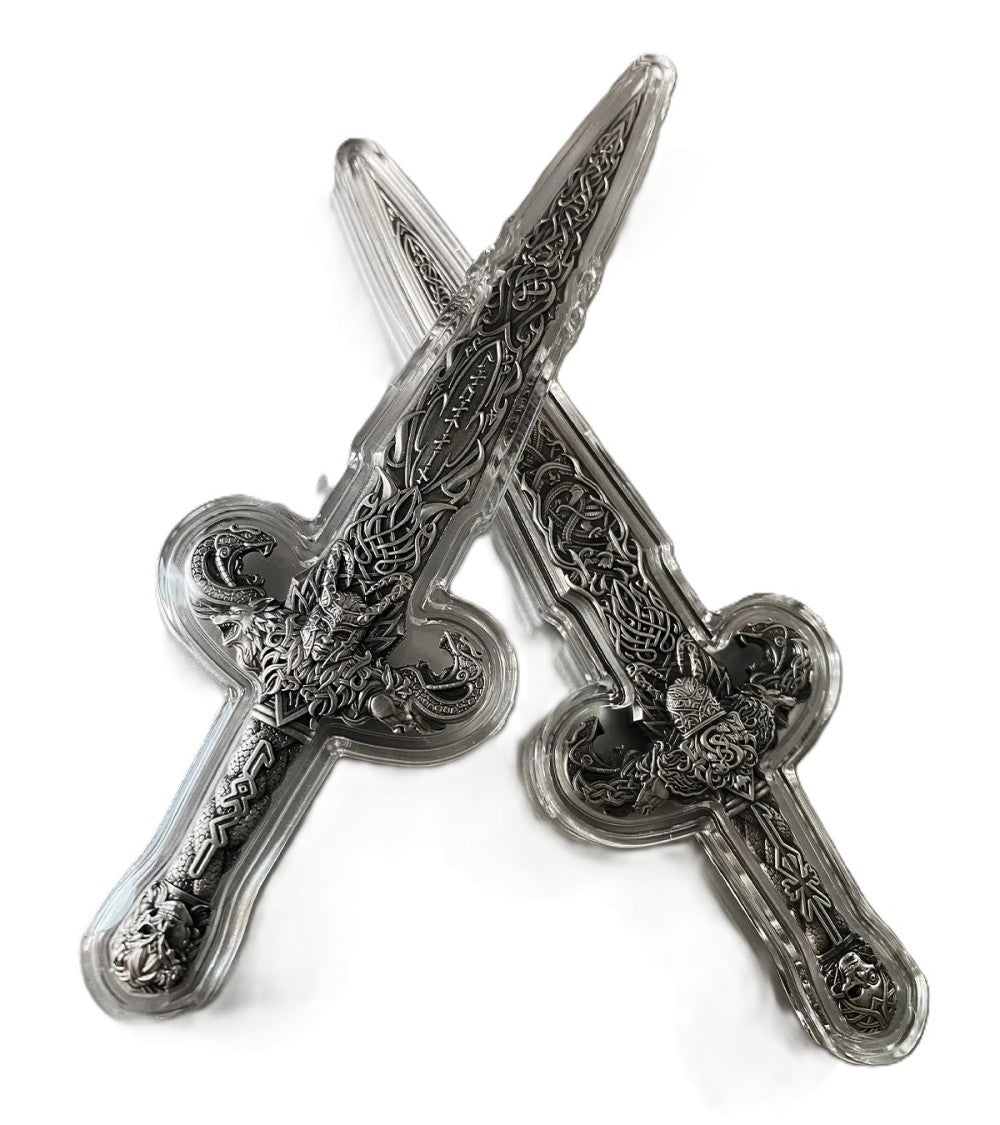 2026 Laevateinn Loki's Sword 1 oz .999 Pure Silver