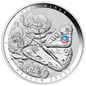 2026 $2 Niue Australian Opal Wings Meadow Argus 1oz Proof Ag999