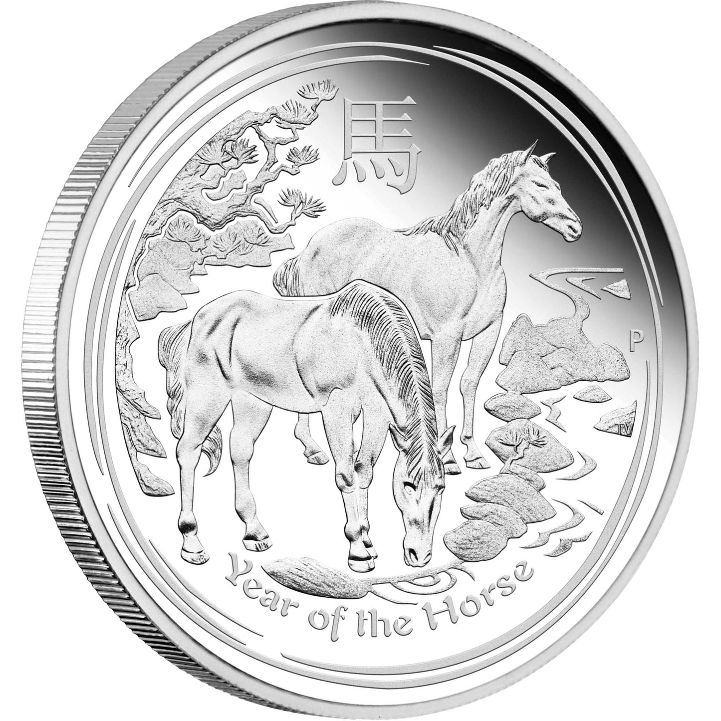 2014 Australian Lunar Series II Year of the Horse 1/2oz Silver Proof Coin
