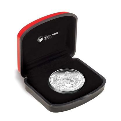 2014 Australian Lunar Series II Year of the Horse 1/2oz Silver Proof Coin