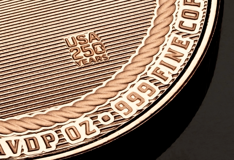 Scottsdale Cowboy with 250th Privy 1 oz Copper Round