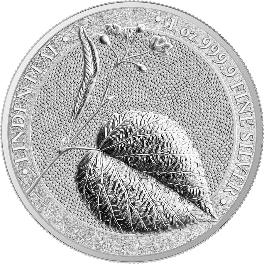 2022 Linden Leaf 1 oz 999.9 Ag