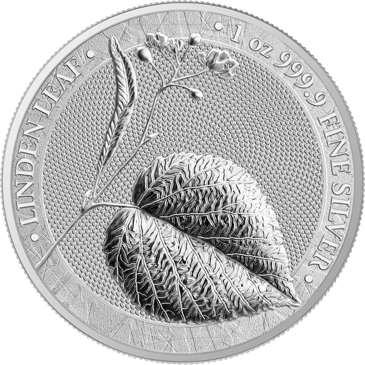 2022 Linden Leaf 1 oz 999.9 Ag