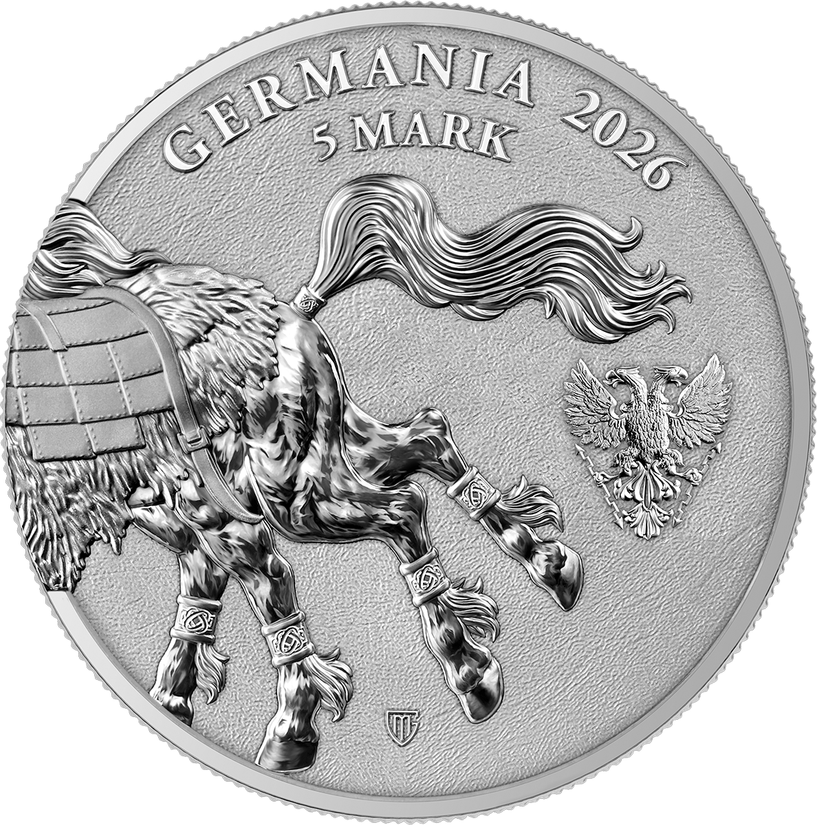 2026 5 mark Sleipnir 1 oz 999.9 Ag
