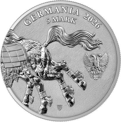 2026 5 mark Sleipnir 1 oz 999.9 Ag