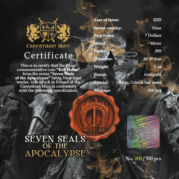 2025 $7 Nuie Red Horse