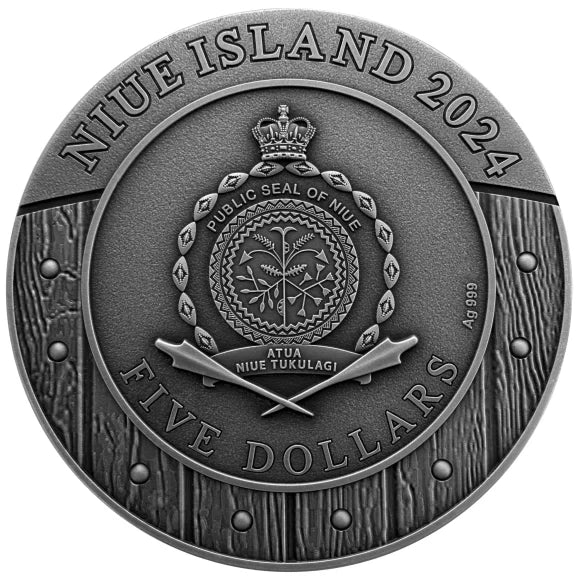 2024 $5 Nuie Island Barbarian