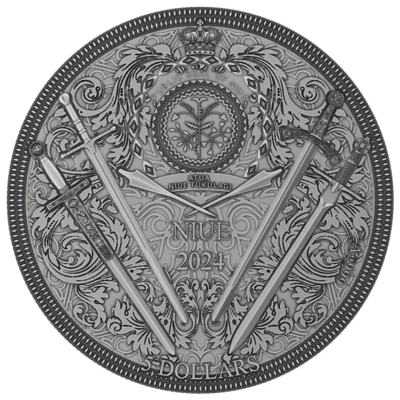2024 $5 Niue Excalibur