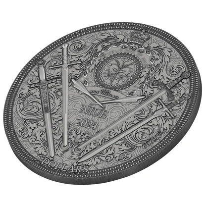 2024 $5 Niue Excalibur