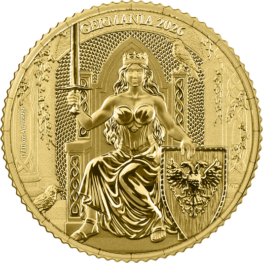2026 Lady Germania 1/10 oz 999.9 Au