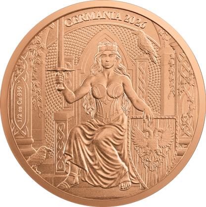 2026 Germania 1/2 oz Copper Bullion