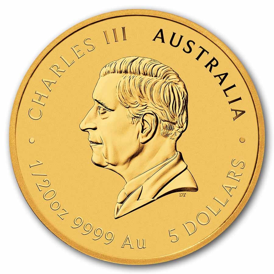 2027 Australian Lunar Series III Year of the Goat 1/20oz Gold Bullion Coin