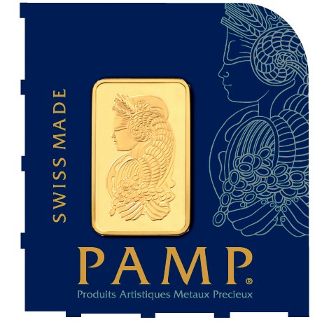1 Gram PAMP Suisse Gold Bar (In Assay)