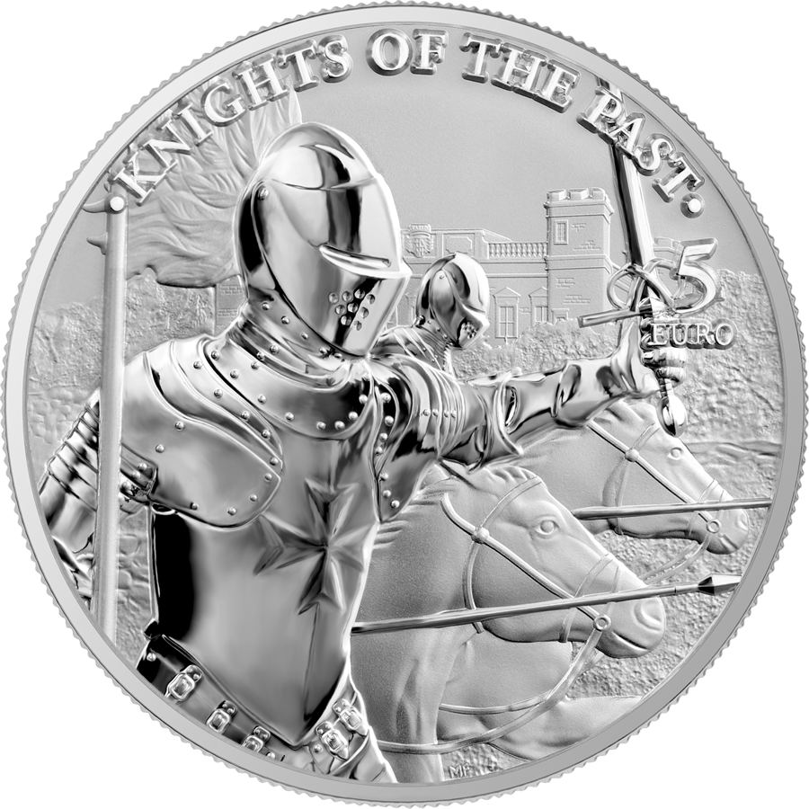 2021 Knights of The Past 1oz 999.9 Ag