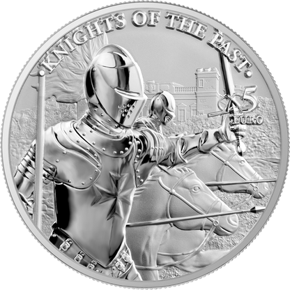 2021 Knights of The Past 1oz 999.9 Ag