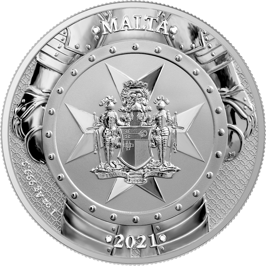 2021 Knights of The Past 1oz 999.9 Ag