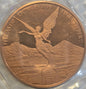 Copper Libertad Round - 5 AVDP Oz, .999 Pure Copper