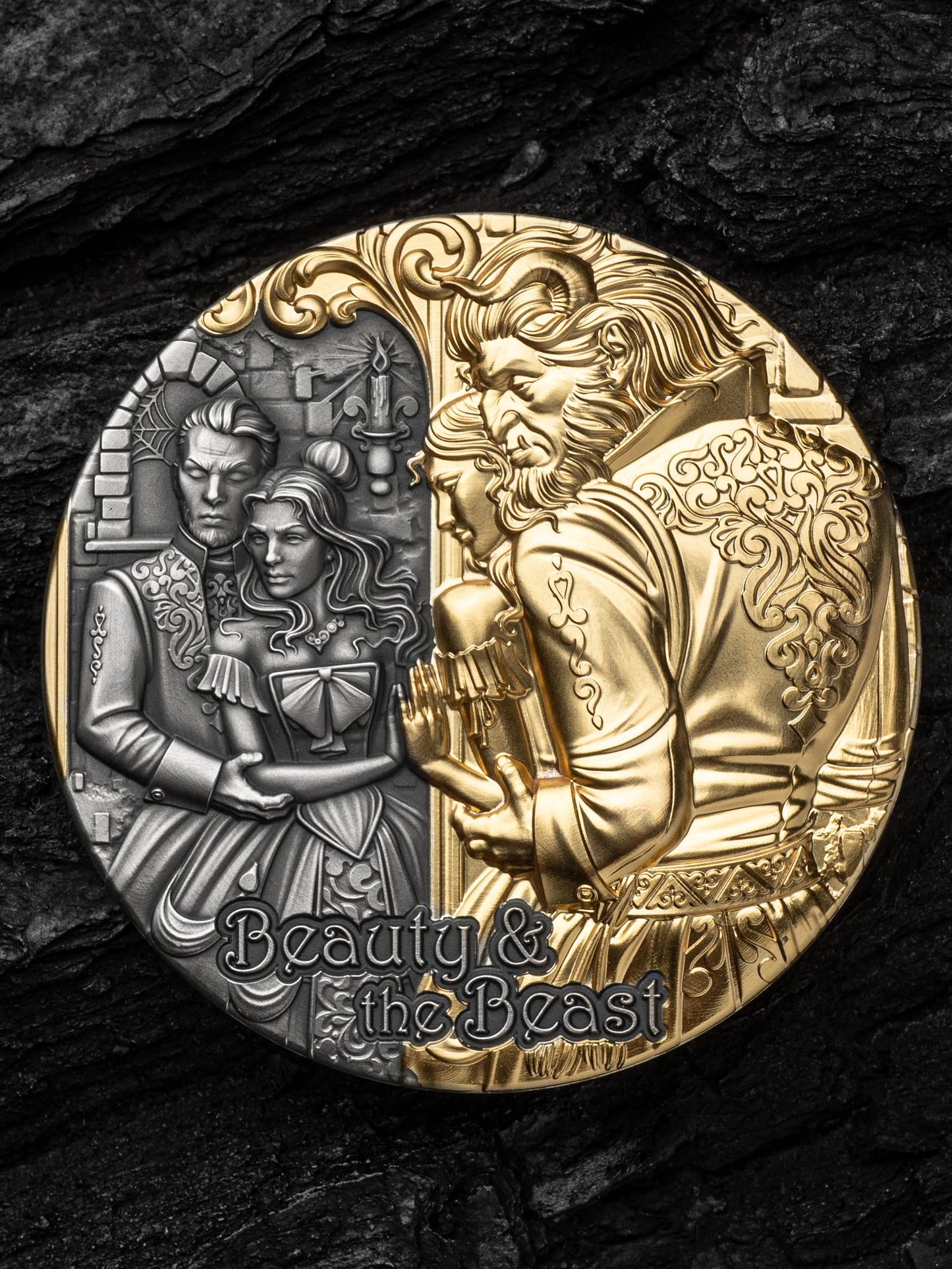 2024 Beauty and the Beast 2 oz 999.9 Ag