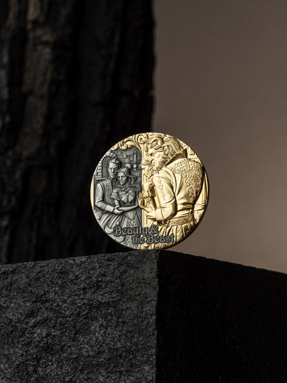 2024 Beauty and the Beast 2 oz 999.9 Ag