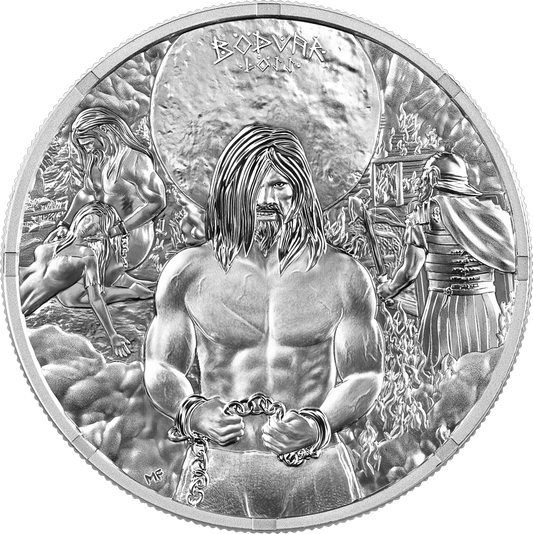 2026 Bödvar Saga: Loss 1 oz Silver BU