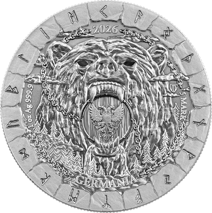 2026 Bödvar Saga: Loss 1 oz Silver BU