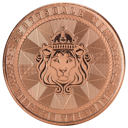 Scottsdale Cowboy with 250th Privy 1 oz Copper Round