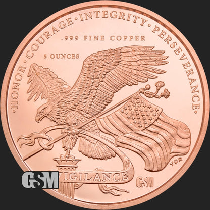 5 oz U.S. 250th Anniversary Copper Round