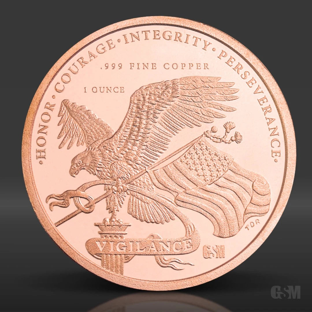 1 oz U.S. 250th Anniversary Copper Round