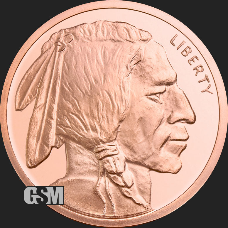 5 oz Buffalo Copper Round