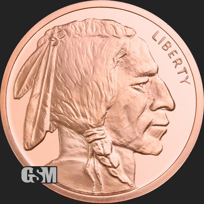 5 oz Buffalo Copper Round