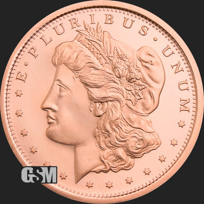 1 oz Morgan Copper Round