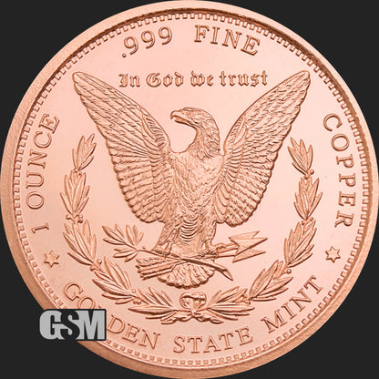 1 oz Morgan Copper Round