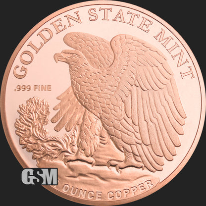 1 oz Walking Liberty Copper Round