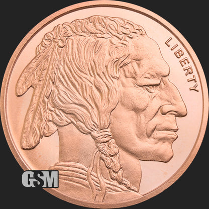 1 oz Buffalo Copper Round