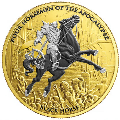Sold Out 2026 Black Horse 1oz .999 Fine Silver