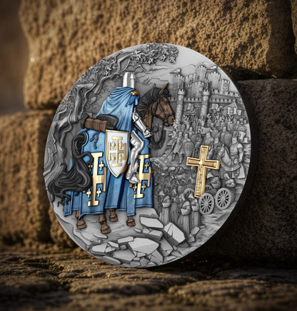 2026 $5 Niue JERUSALEM KNIGHTS 2 oz 999.9 Ag