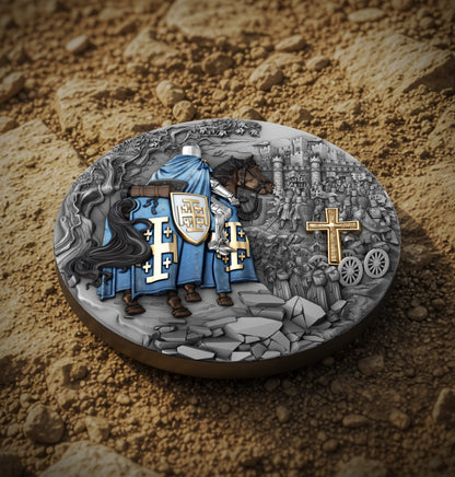 2026 $5 Niue JERUSALEM KNIGHTS 2 oz 999.9 Ag