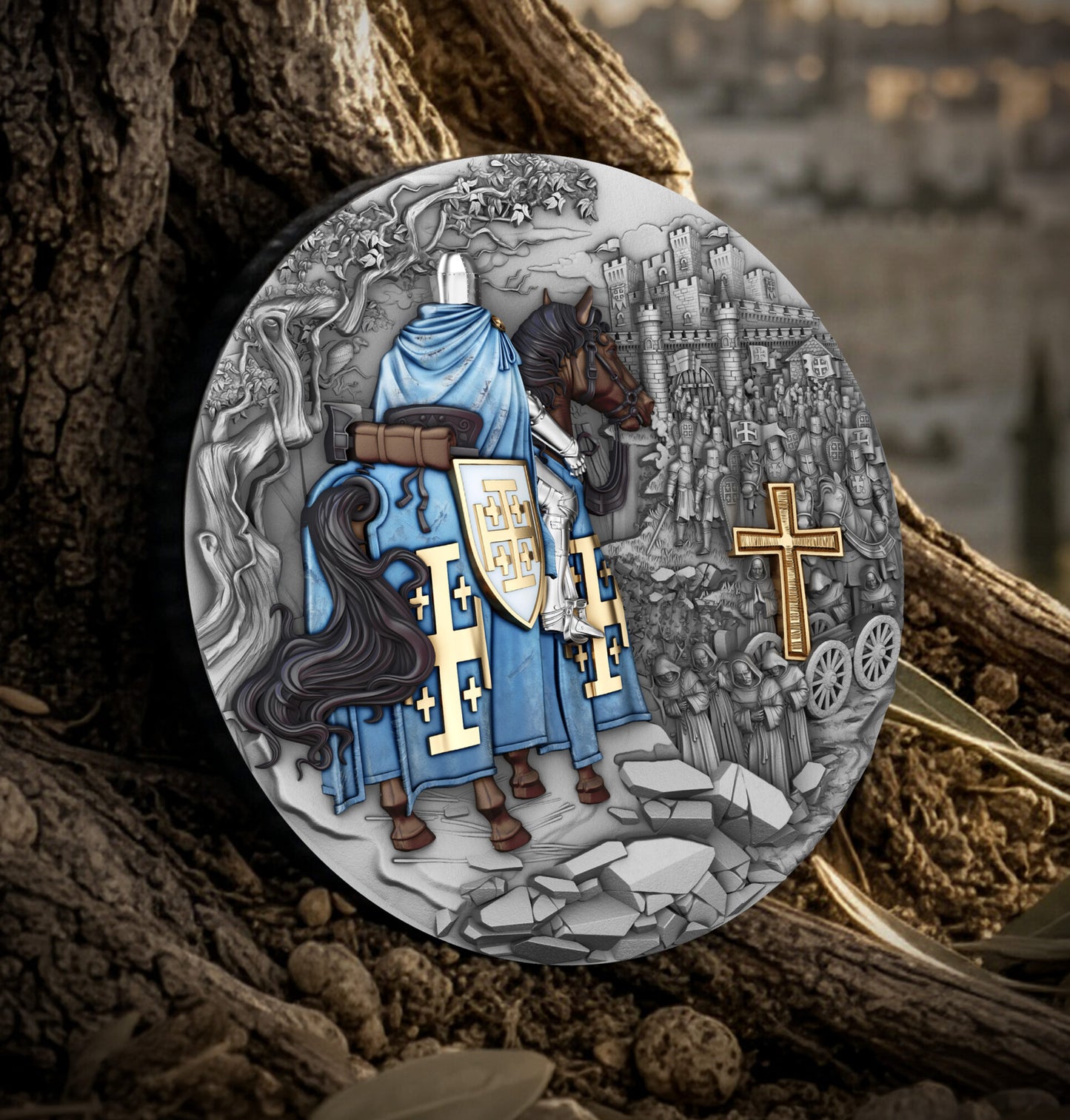 2026 $5 Niue JERUSALEM KNIGHTS 2 oz 999.9 Ag
