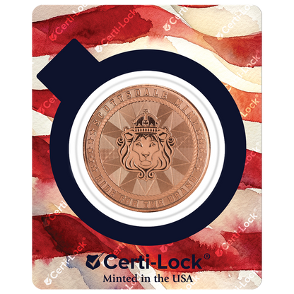 Scottsdale Cowboy with 250th Privy 1 oz Copper Round