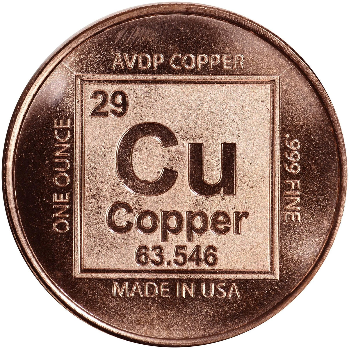 1 oz. Highland Mint Copper Round .999 Fine - Libertad -