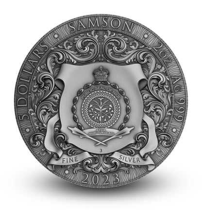 2023 $5 Niue Samson 2 oz 9.999 Ag