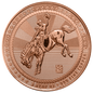 Scottsdale Cowboy with 250th Privy 1 oz Copper Round