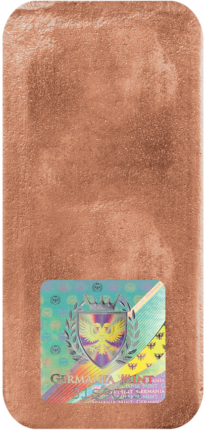 2022 Germania Copper Cast Bar 1000 g