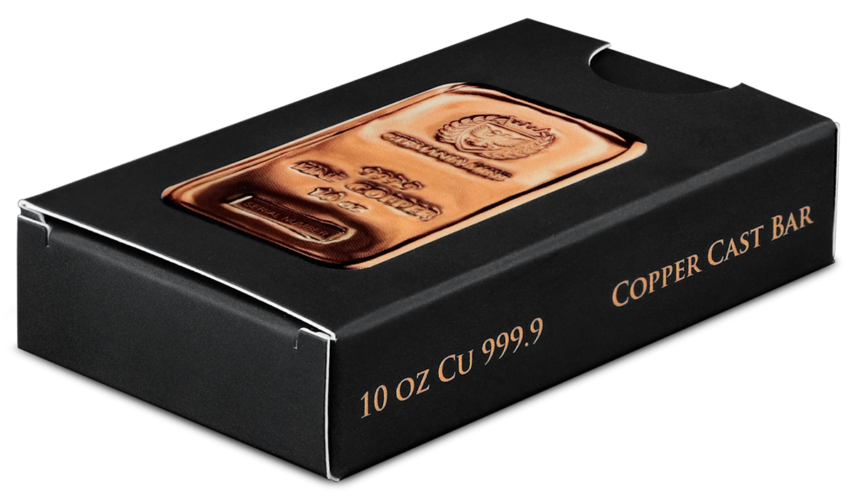 2023 Germania Copper Cast Bar 10 oz