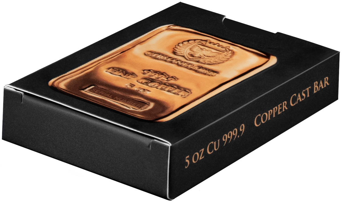 2023 Germania Copper Cast Bar 5 oz